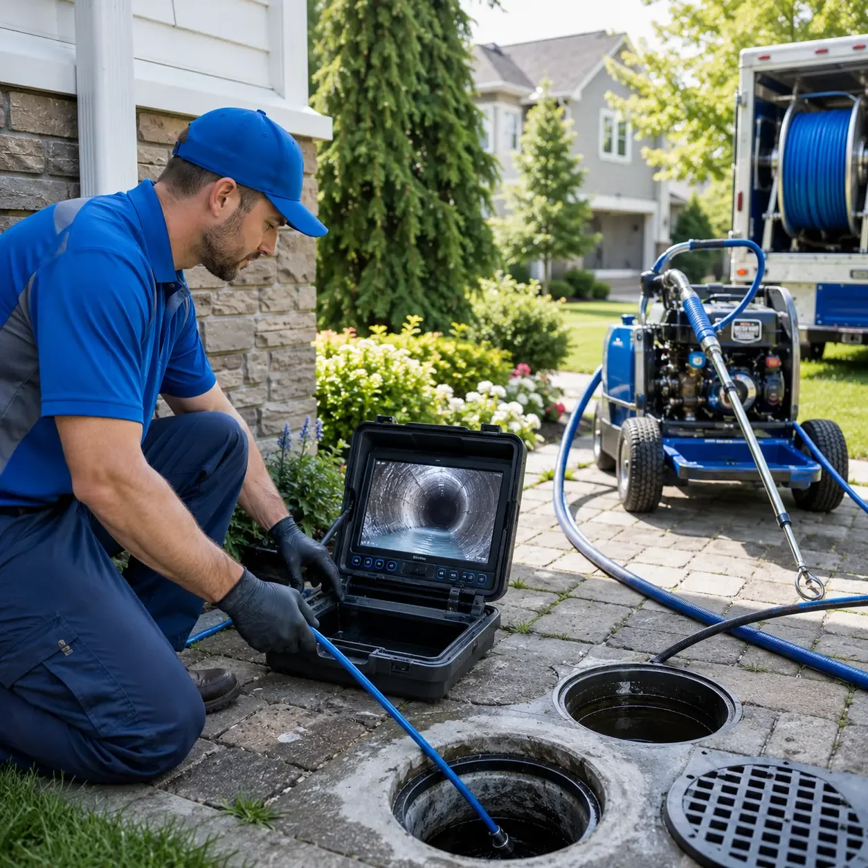Outdoor drain cleaning professionals serving Lawrence, PA